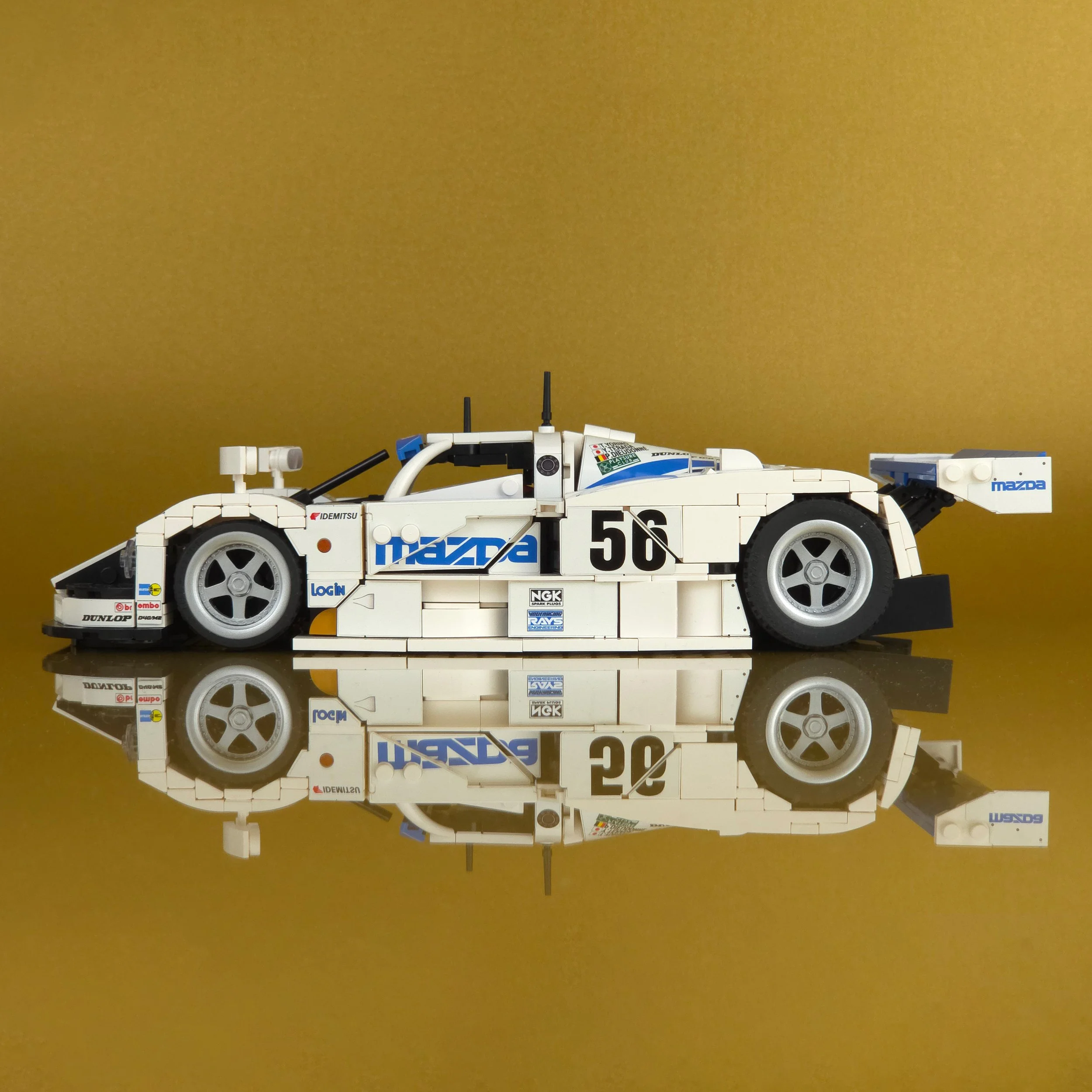 Mazda 787B [Mazda - livery] - Instructions — Pingubricks
